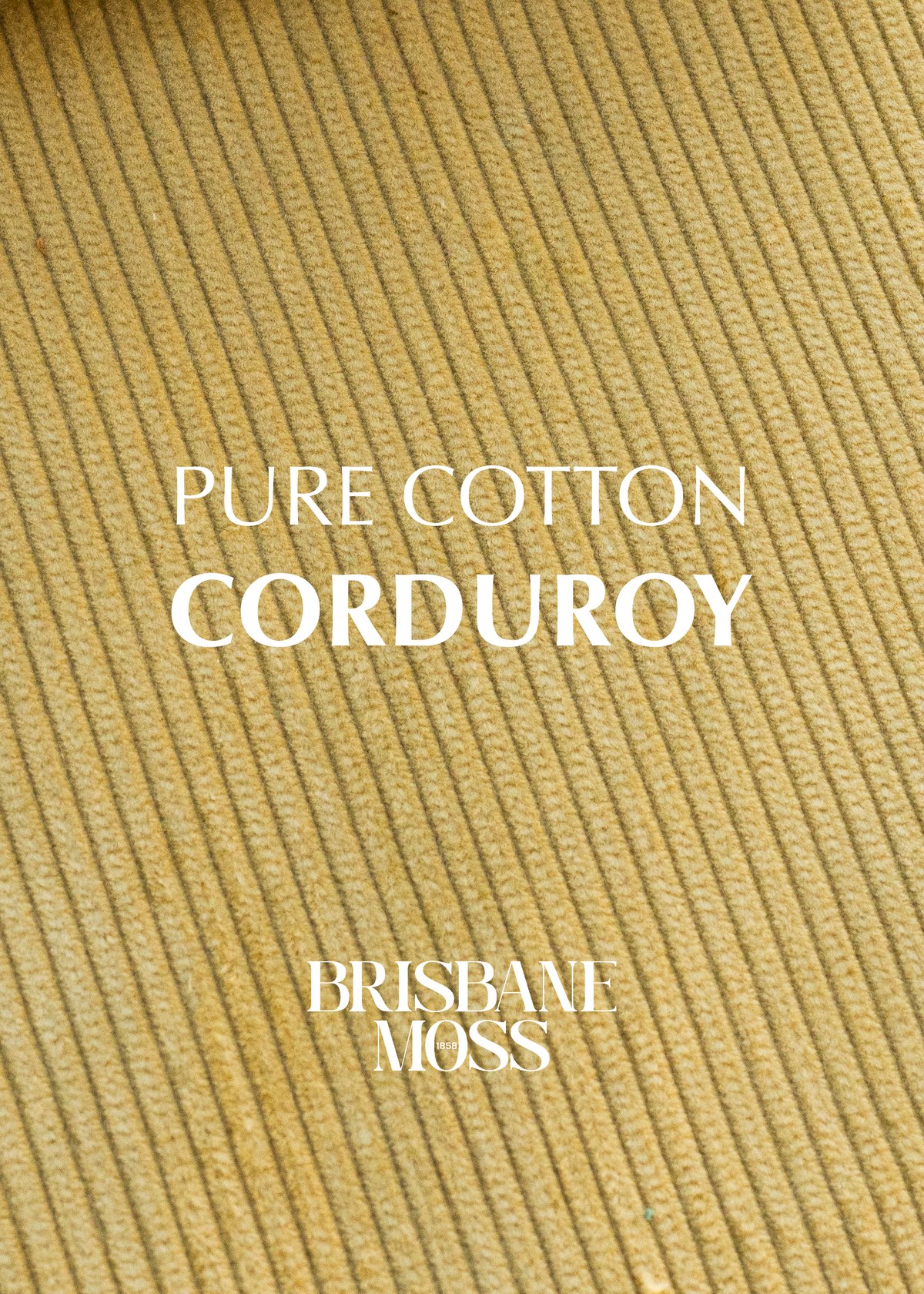 Brisbane Moss Pure Cotton Corduroy swatch