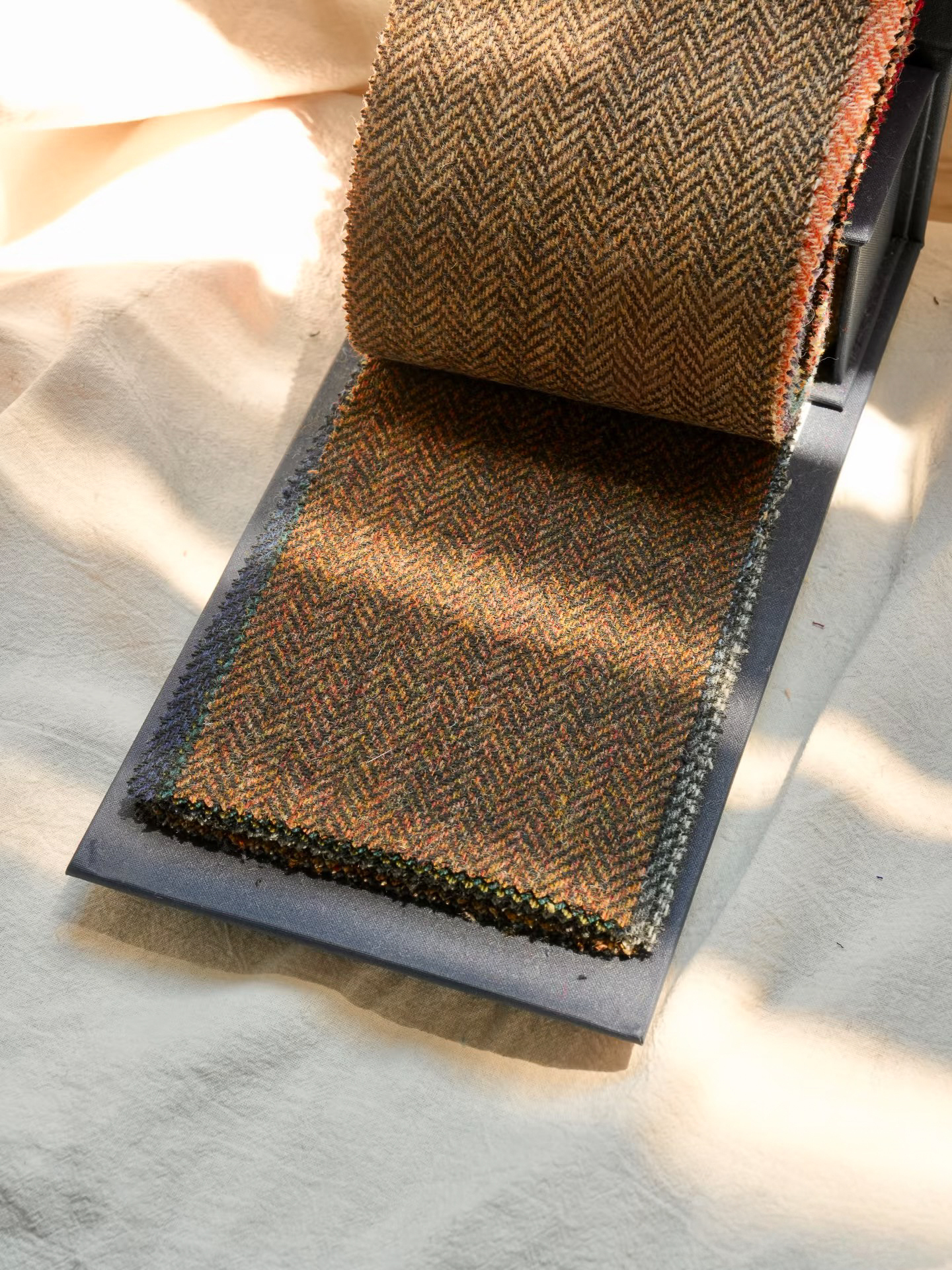 Fawn & Russet Herringbone