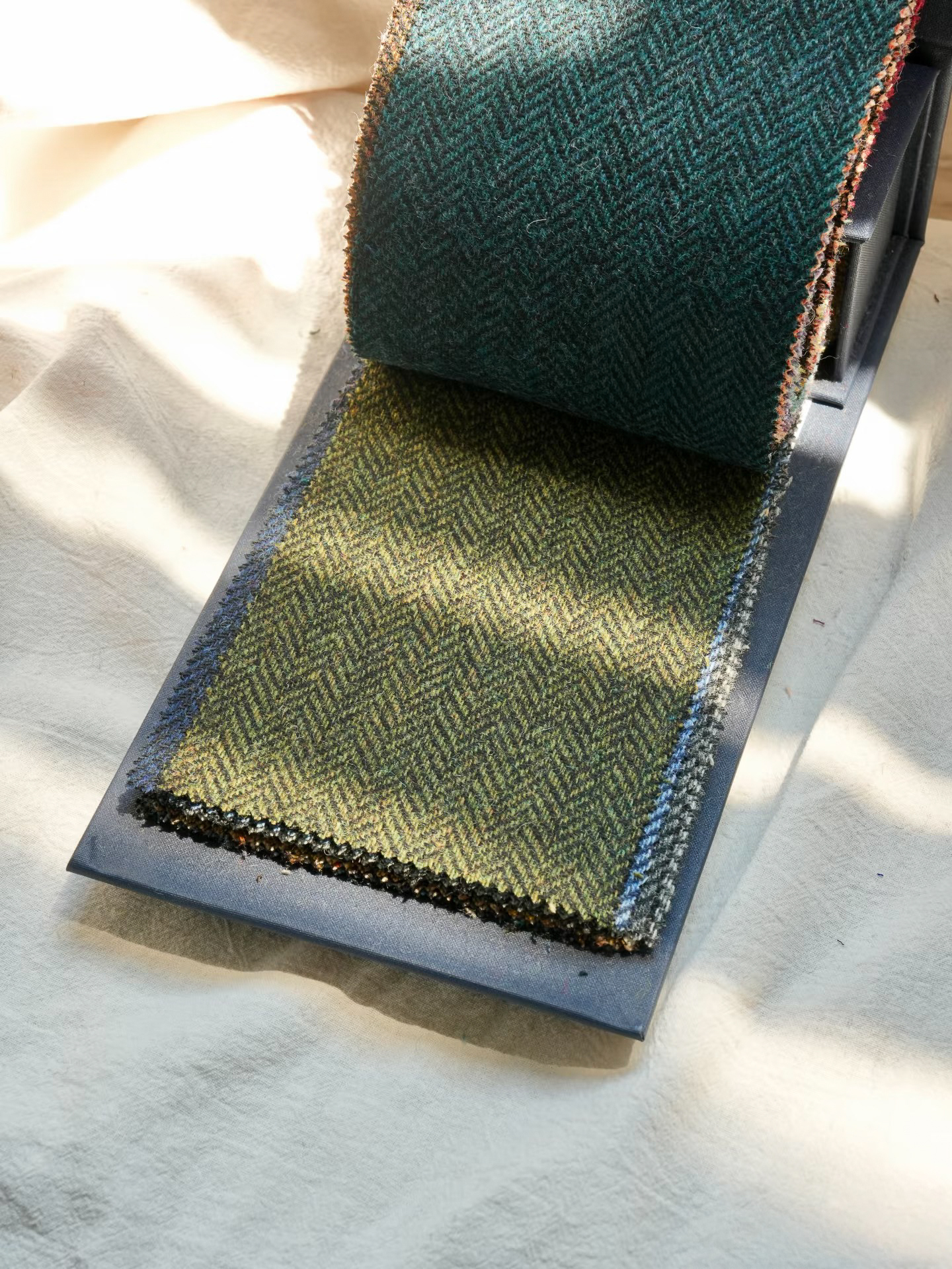 Pine & Olive Gold Herringbone
