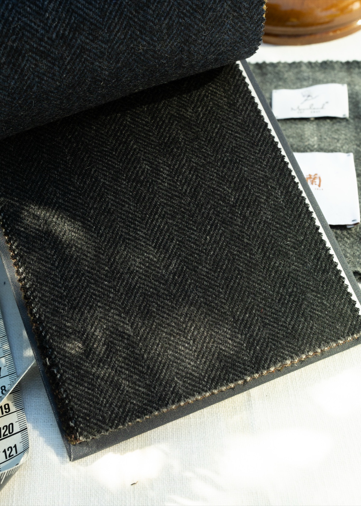 Charcoal Herringbone 8123 07