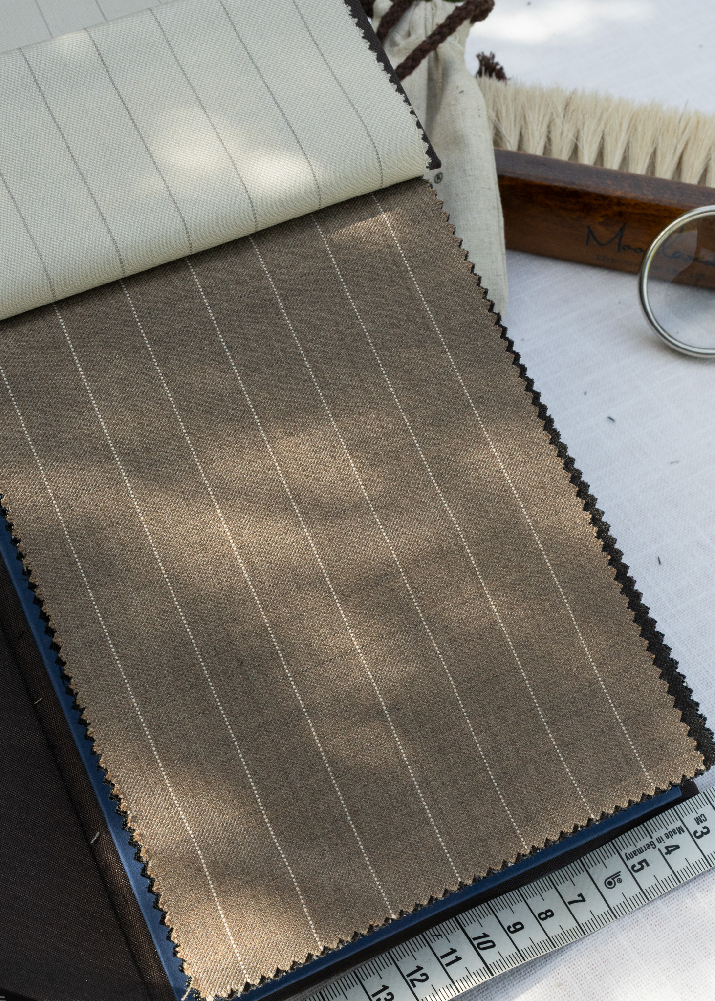 Tobacco Pinstripe 86095