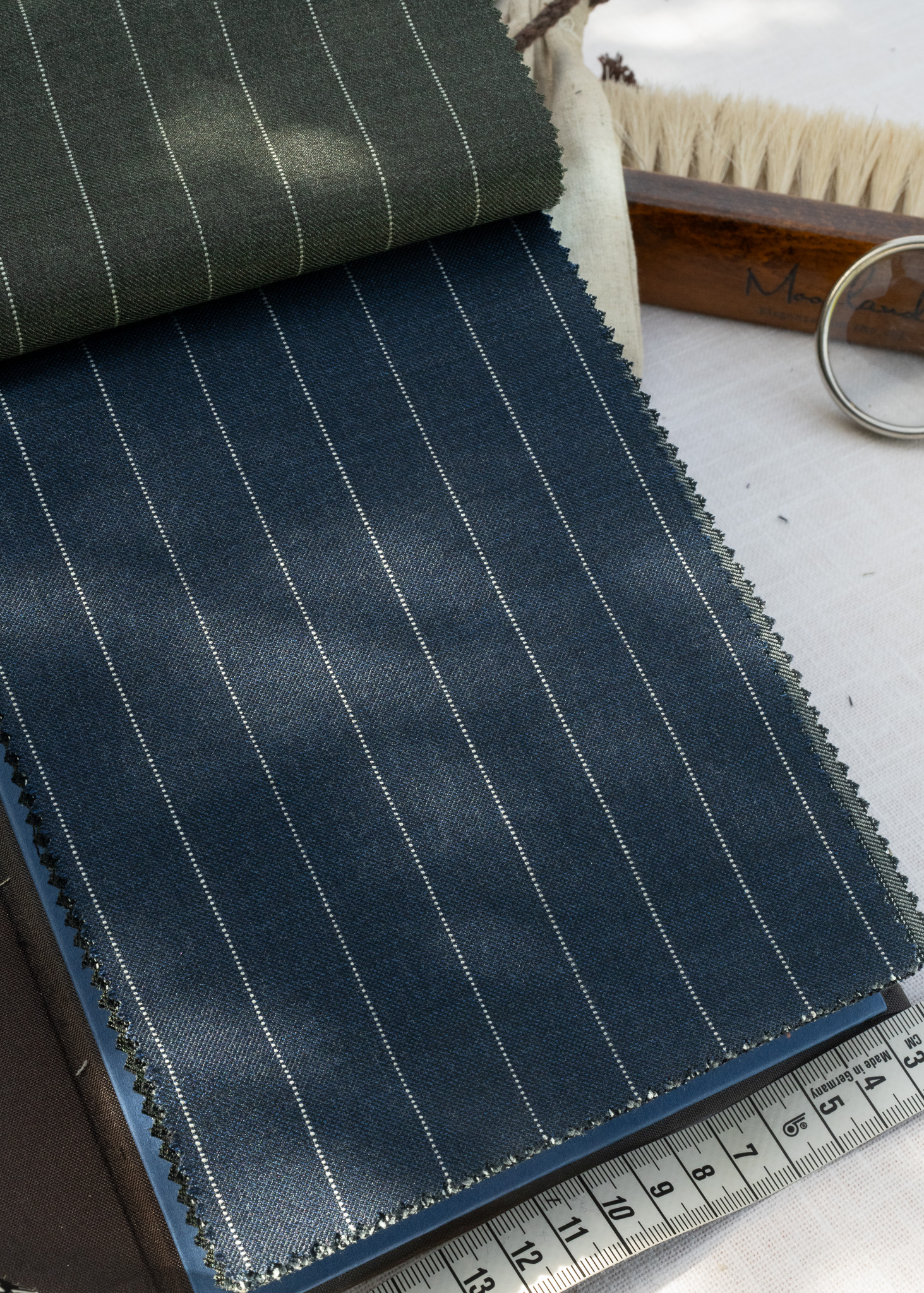 Denim Blue Pinstripe 86098