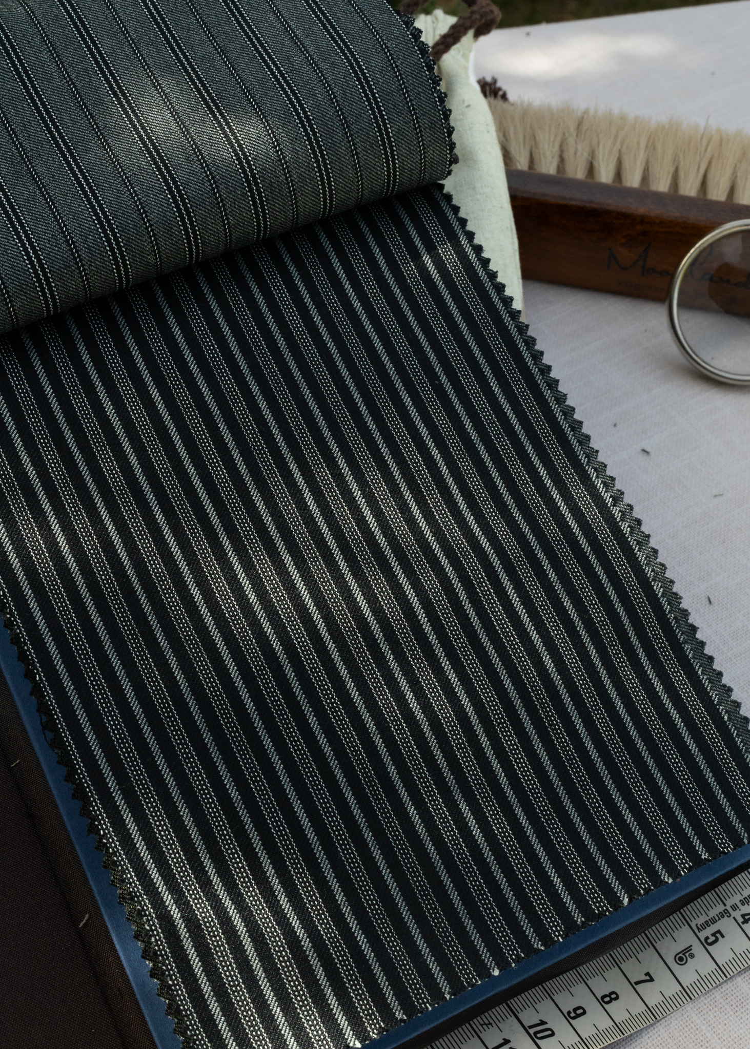 Charcoal Bold Stripe