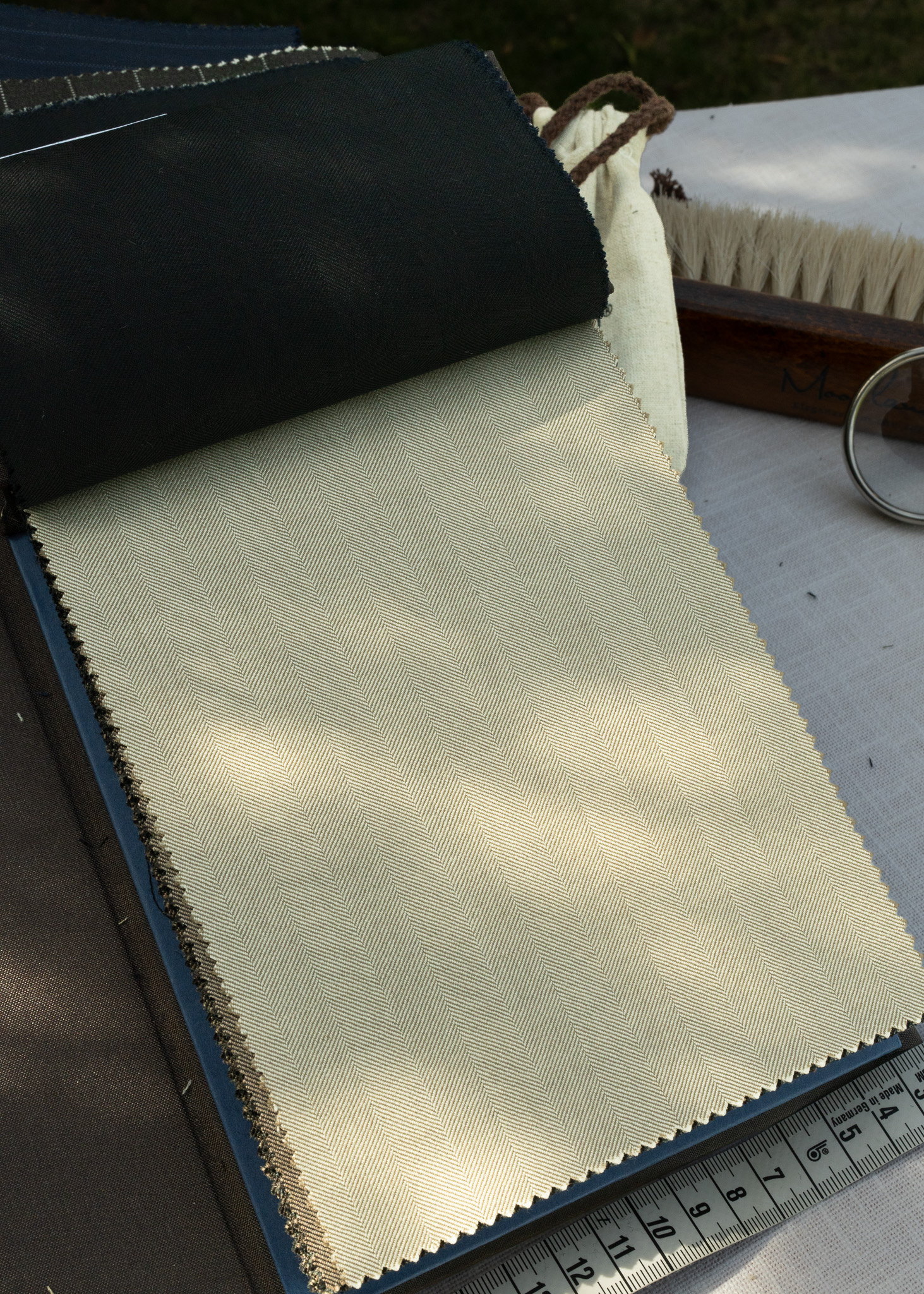 Ivory Herringbone 86107