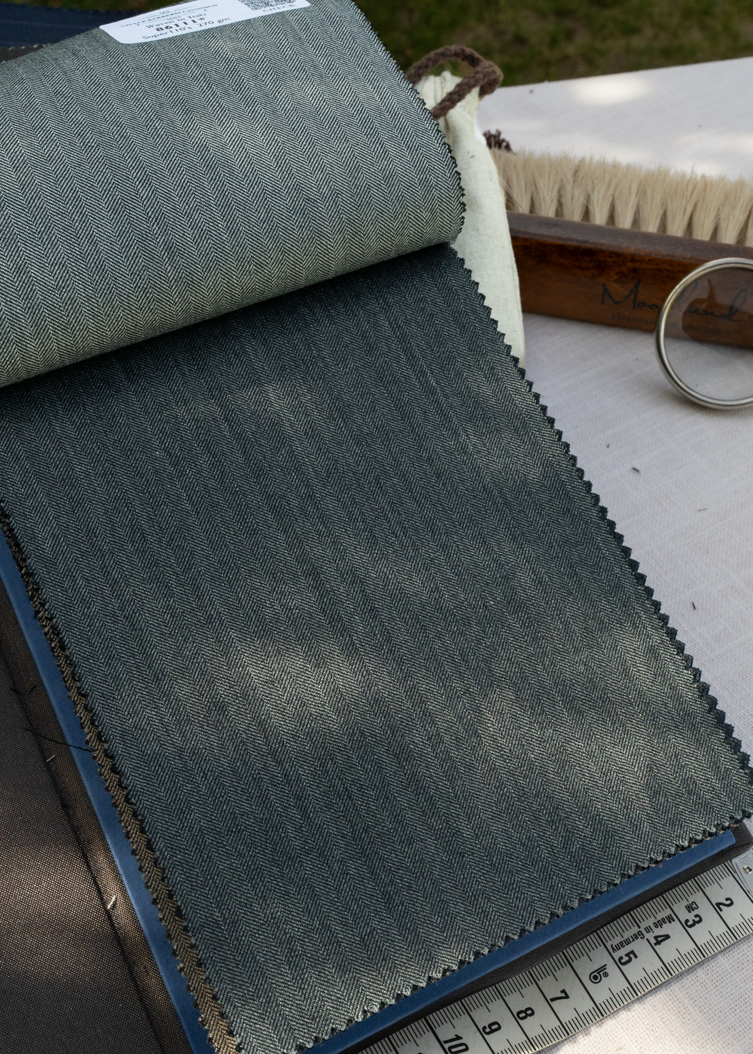 Mid Grey Herringbone 86112