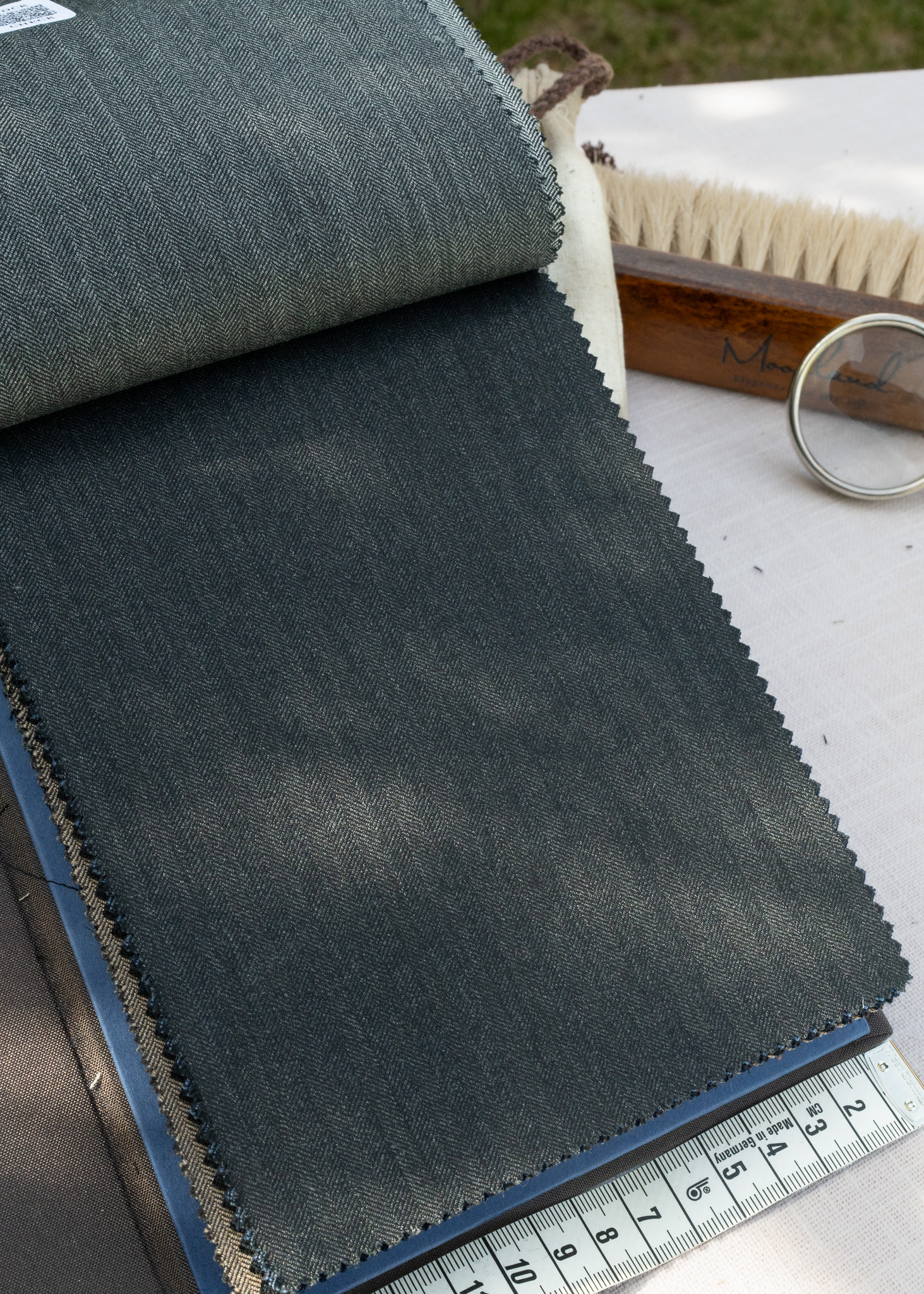 Charcoal Herringbone 86113