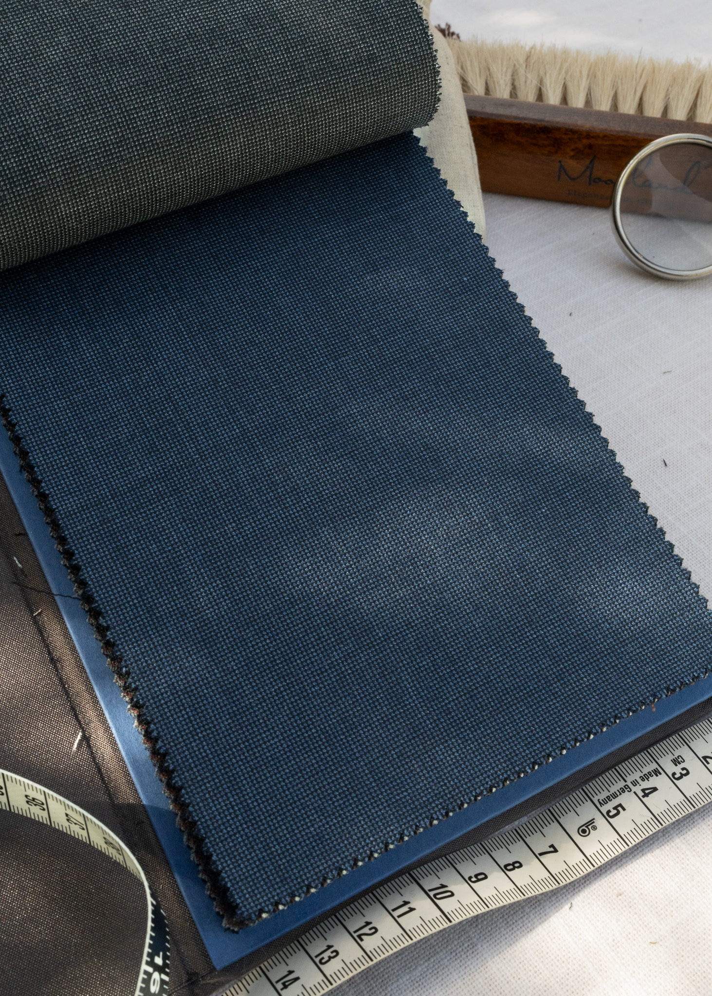 Airforce Blue Sharkskin 86133