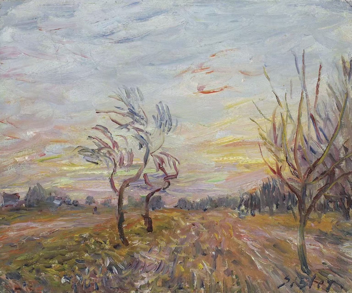 Orchard near Moret sur Loing