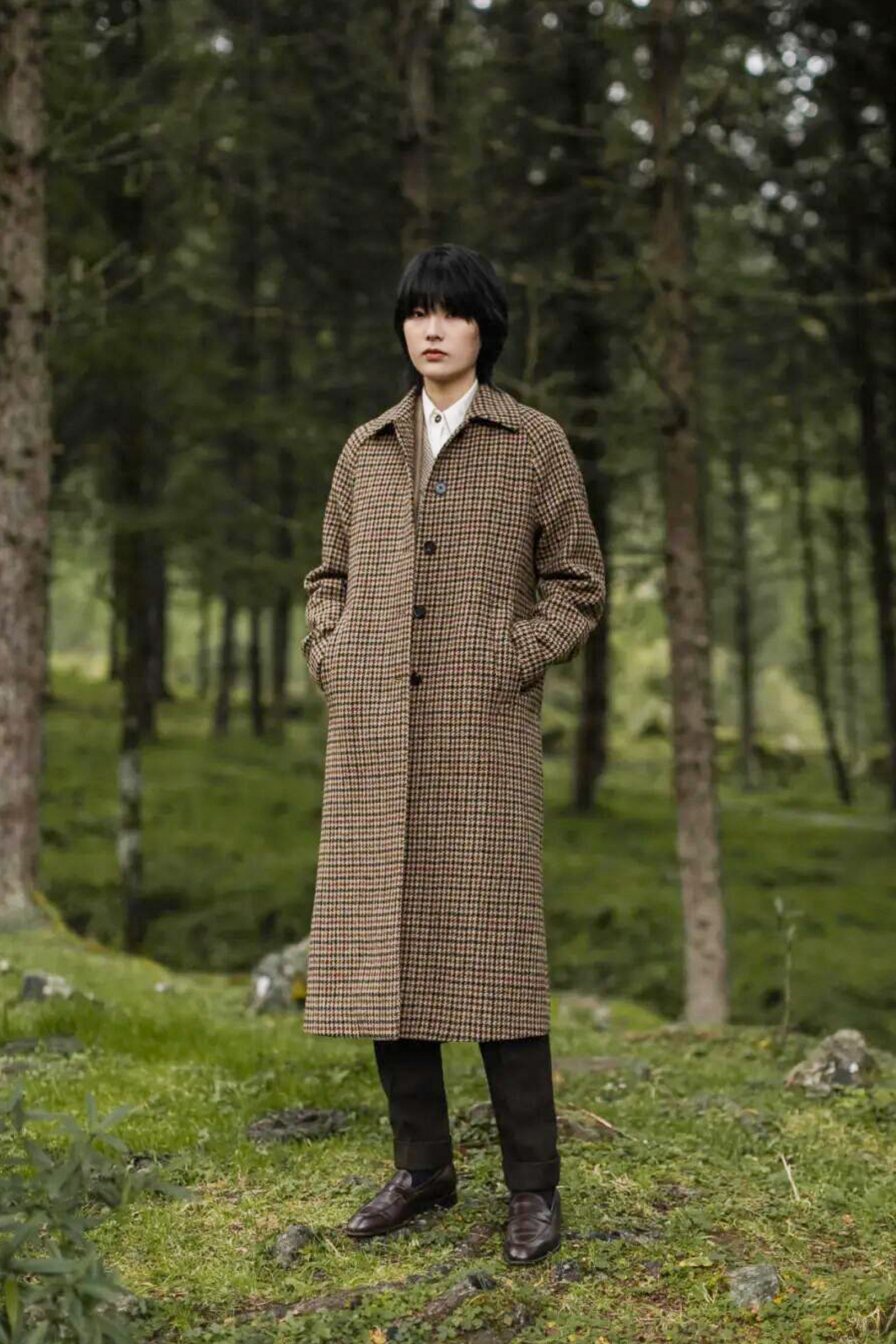 Balmacaan Coat — Front