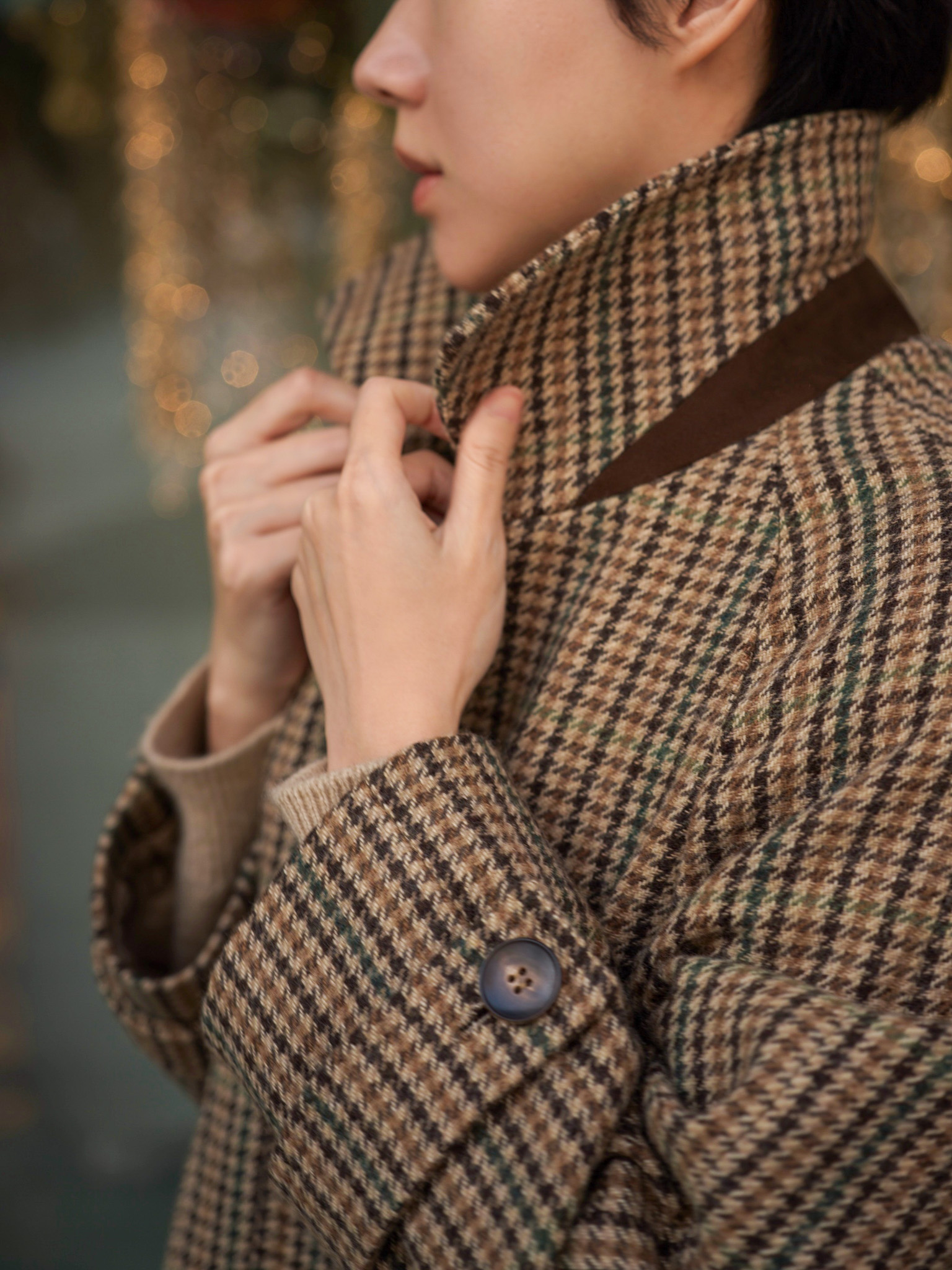 Balmacaan Coat — Side