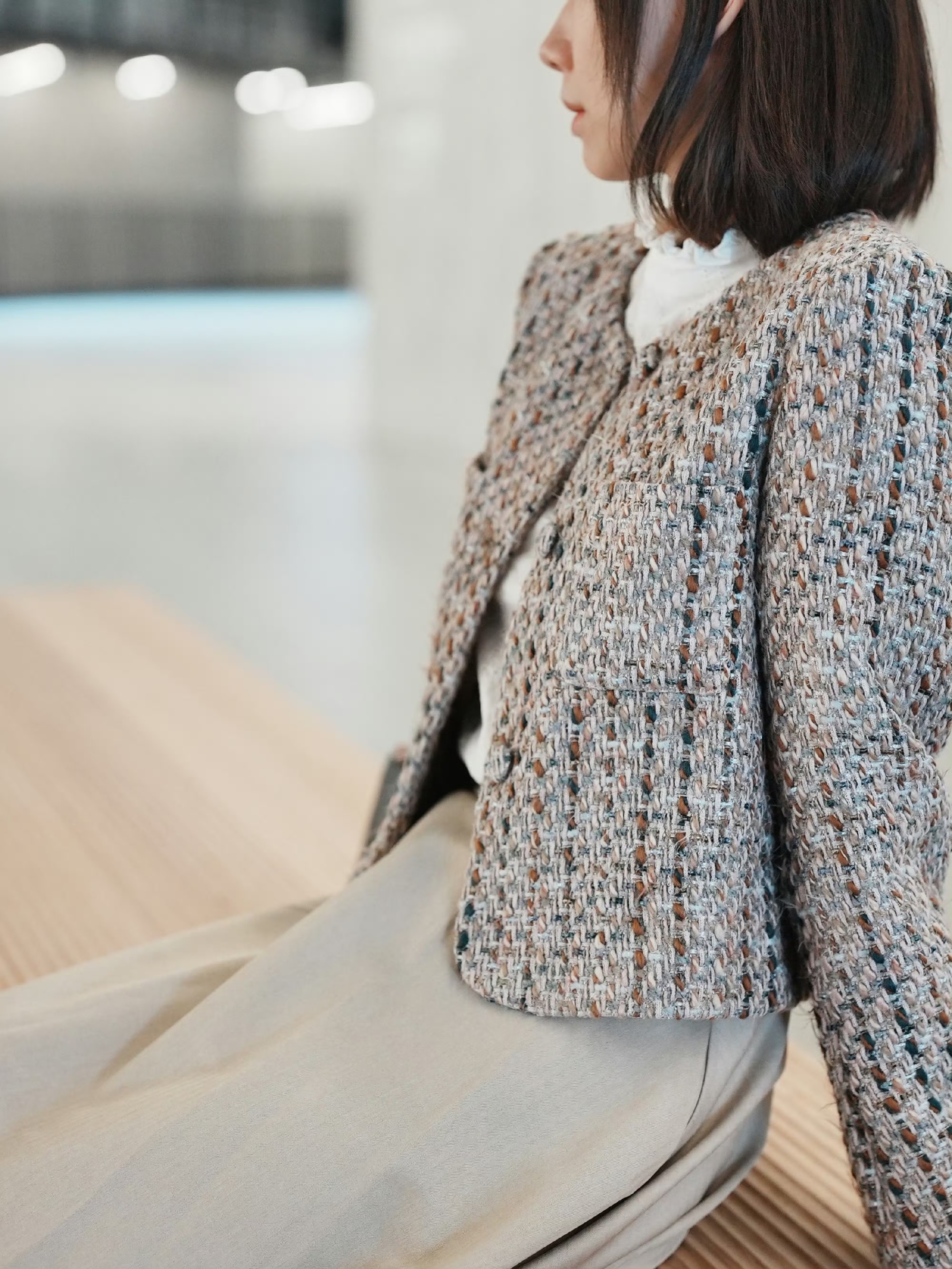 Cardigan Jackets — Bouclé, Side