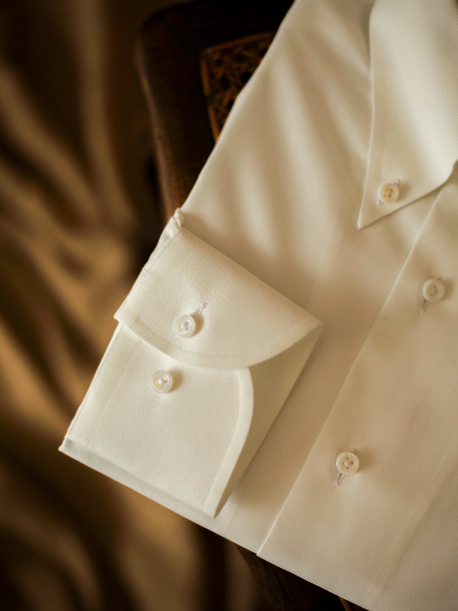 Cotton Shirt — Cuff Detail