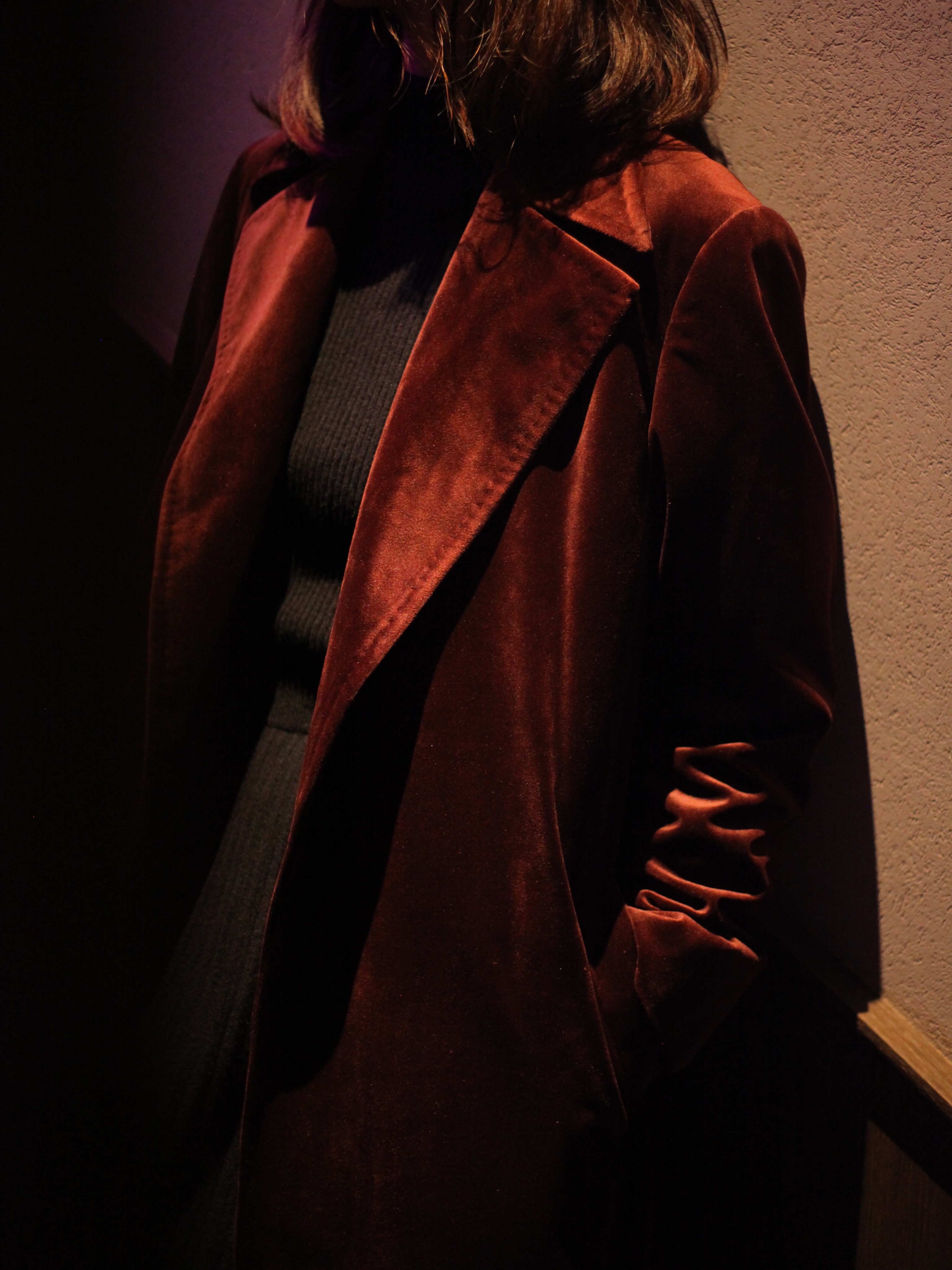 Crimson Clutch Coat — Front