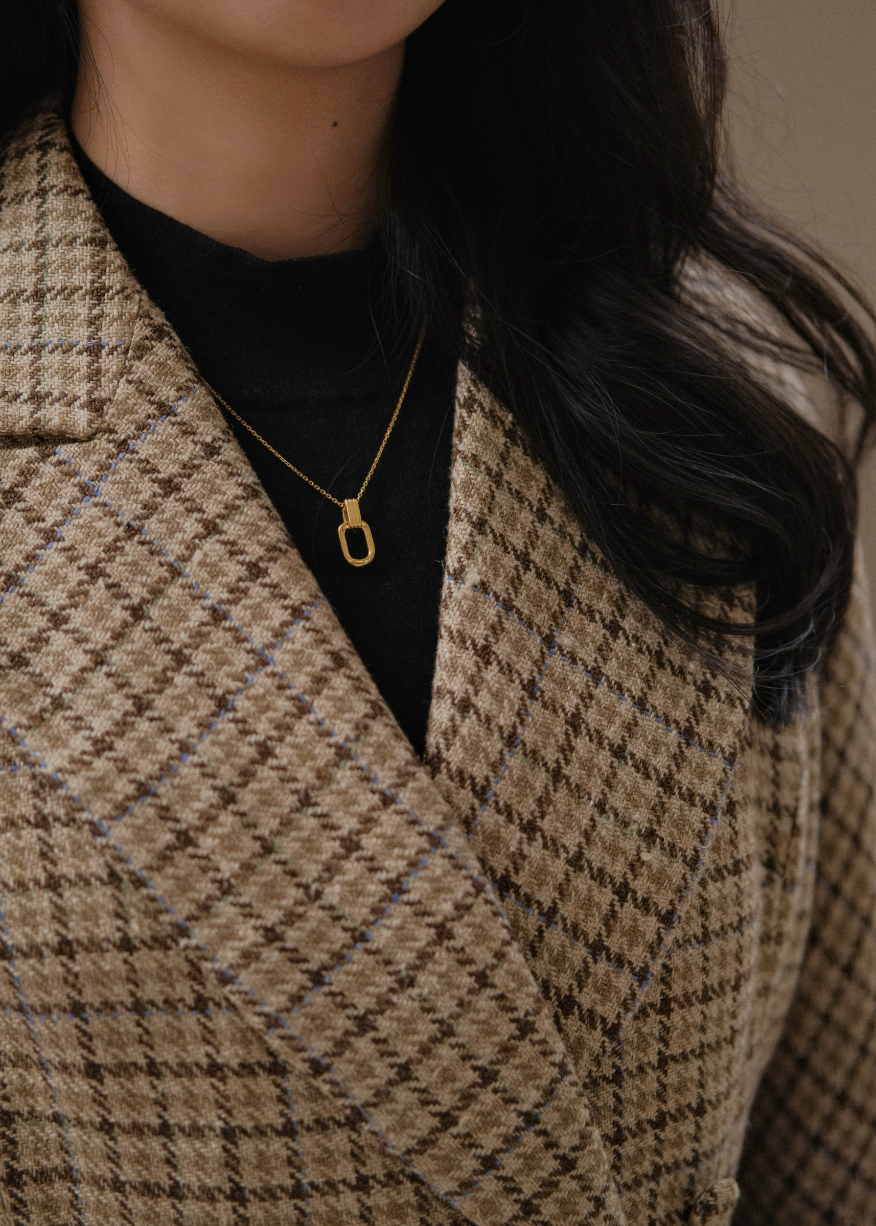 Églantier Short Jacket — Lapel Detail