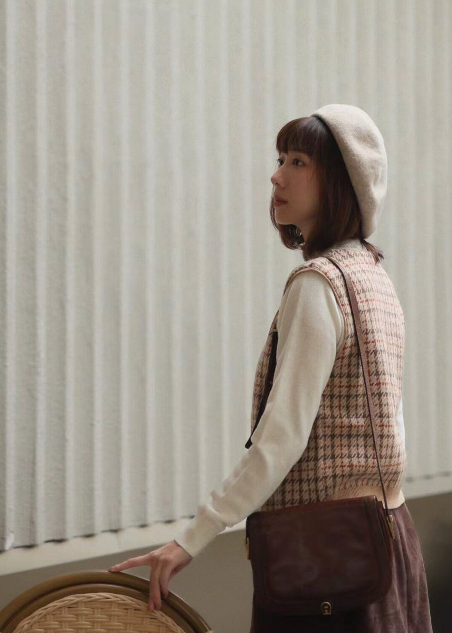 Madeleine Cashmere Waistcoat — Side