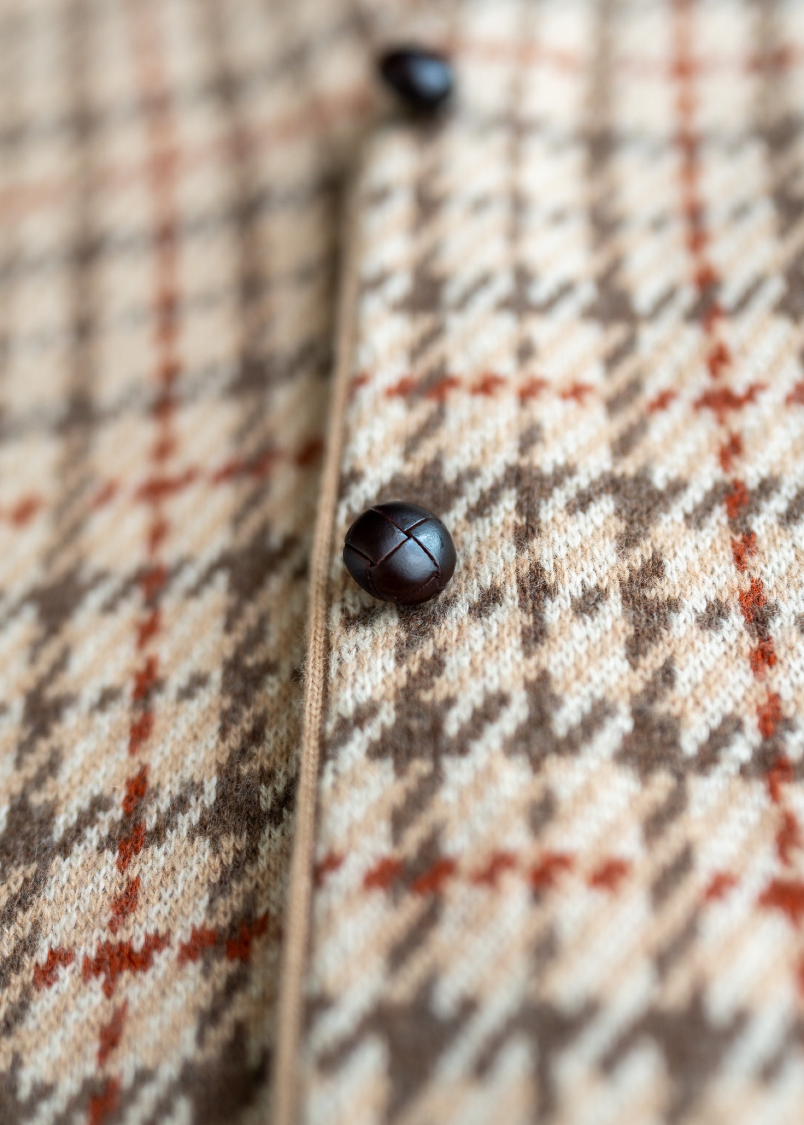 Madeleine Cashmere Waistcoat — Button Detail