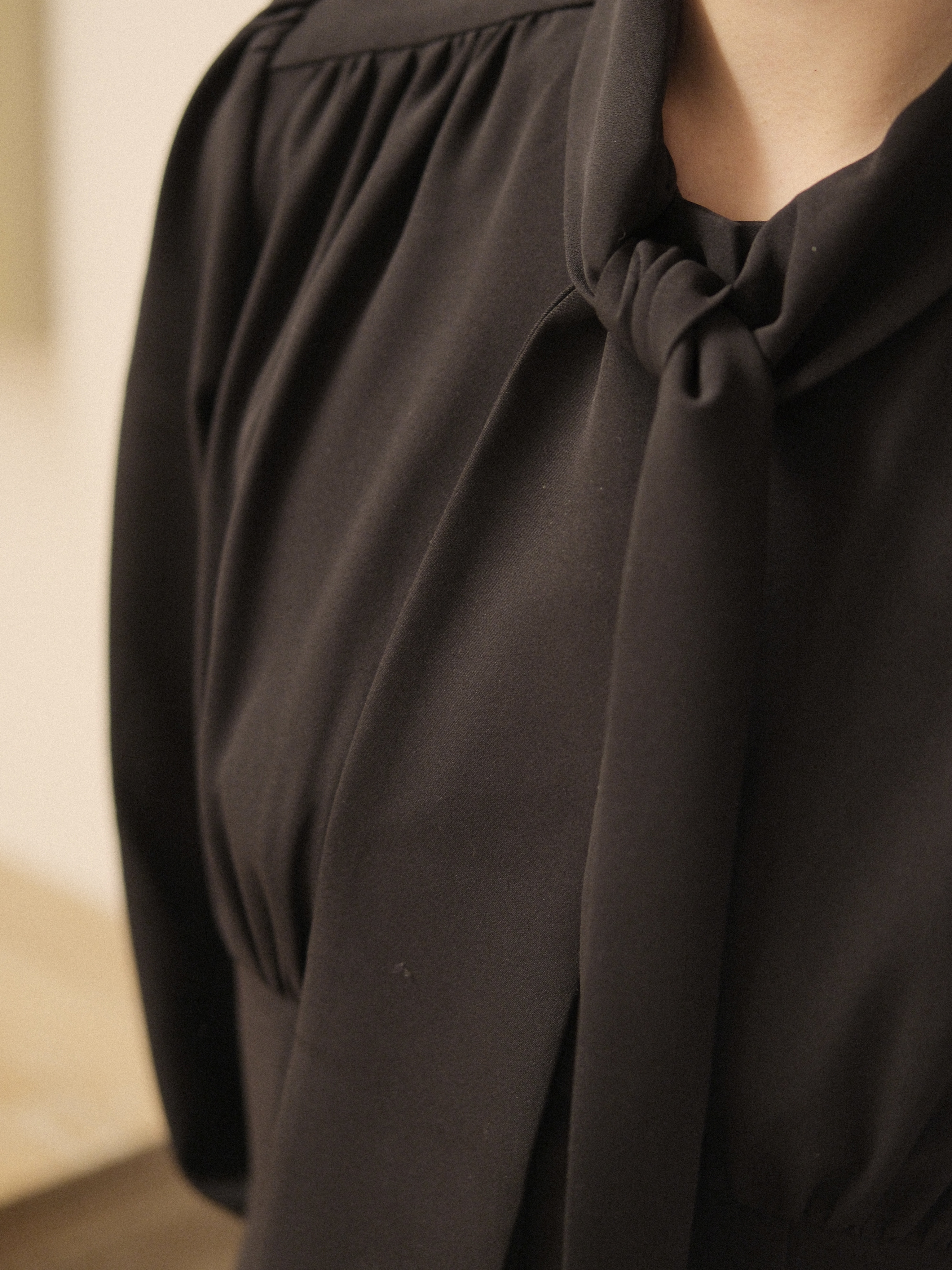 Nocturne Silk Dress — Tie
