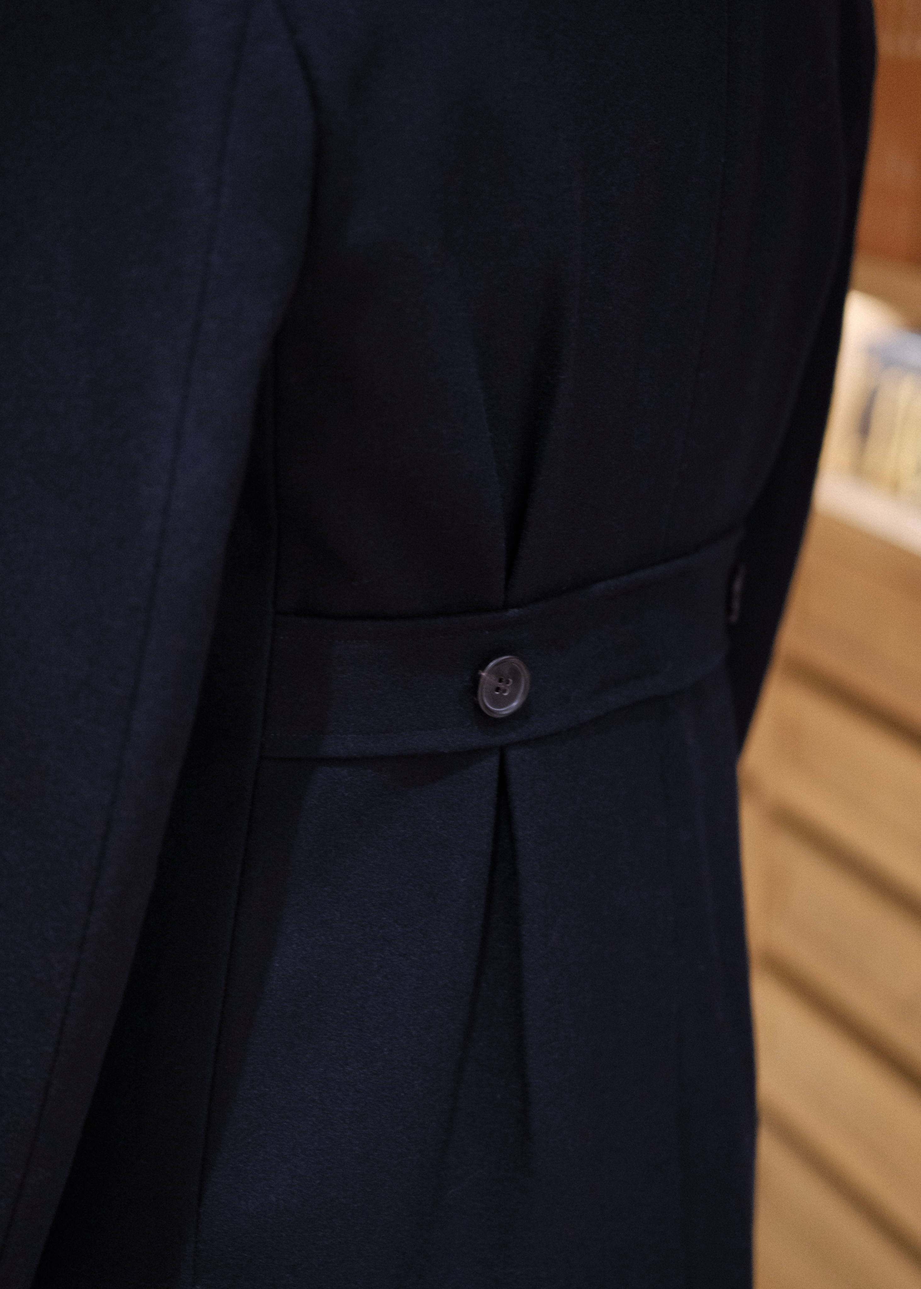 Peacoat — Back, Belt