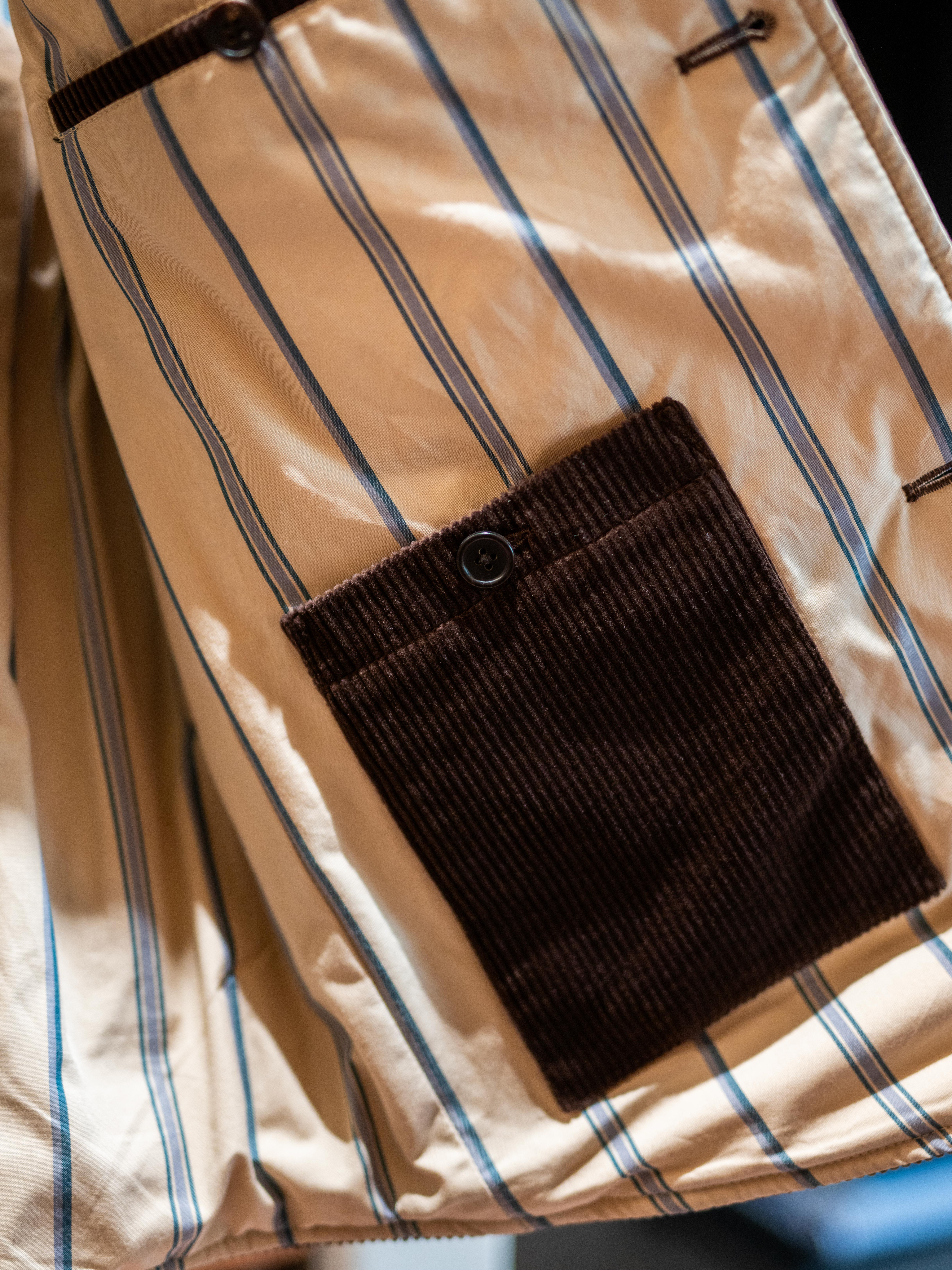 Puffed Corduroy Gilet — Inside Pocket