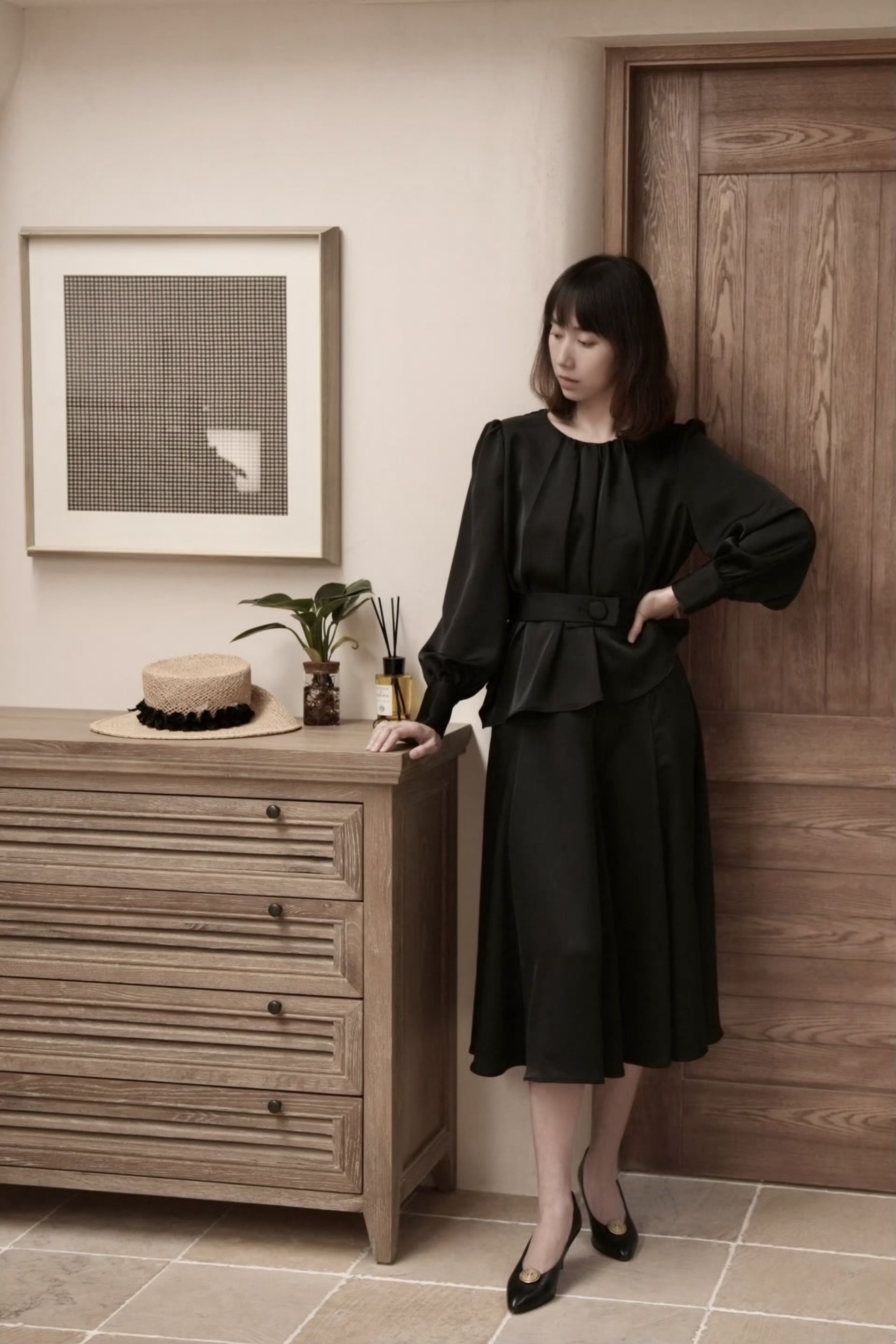 Ripple Ensemble — Black, Front