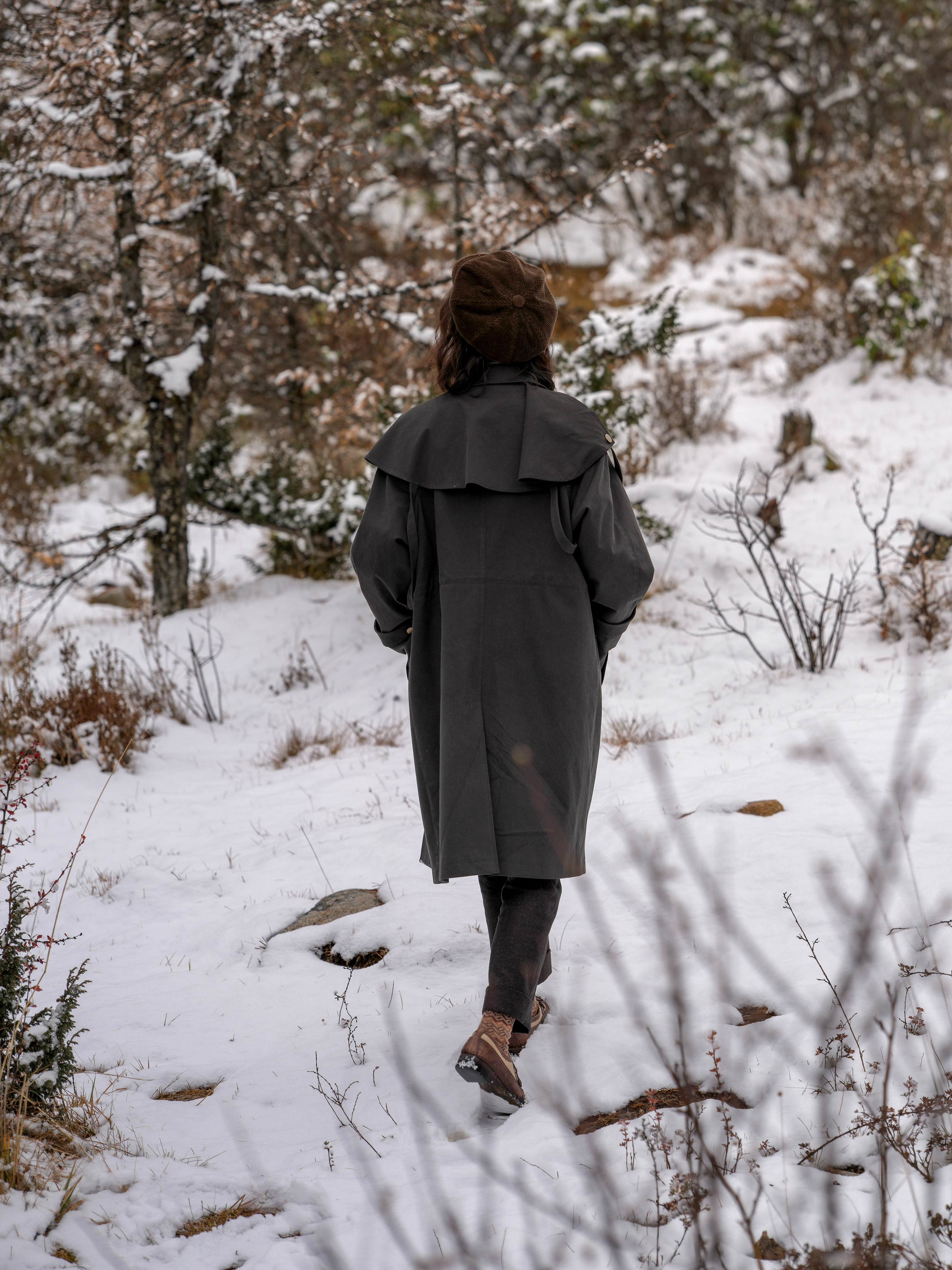 Shepherd's Coat — Black, Shepherd Trench, Back