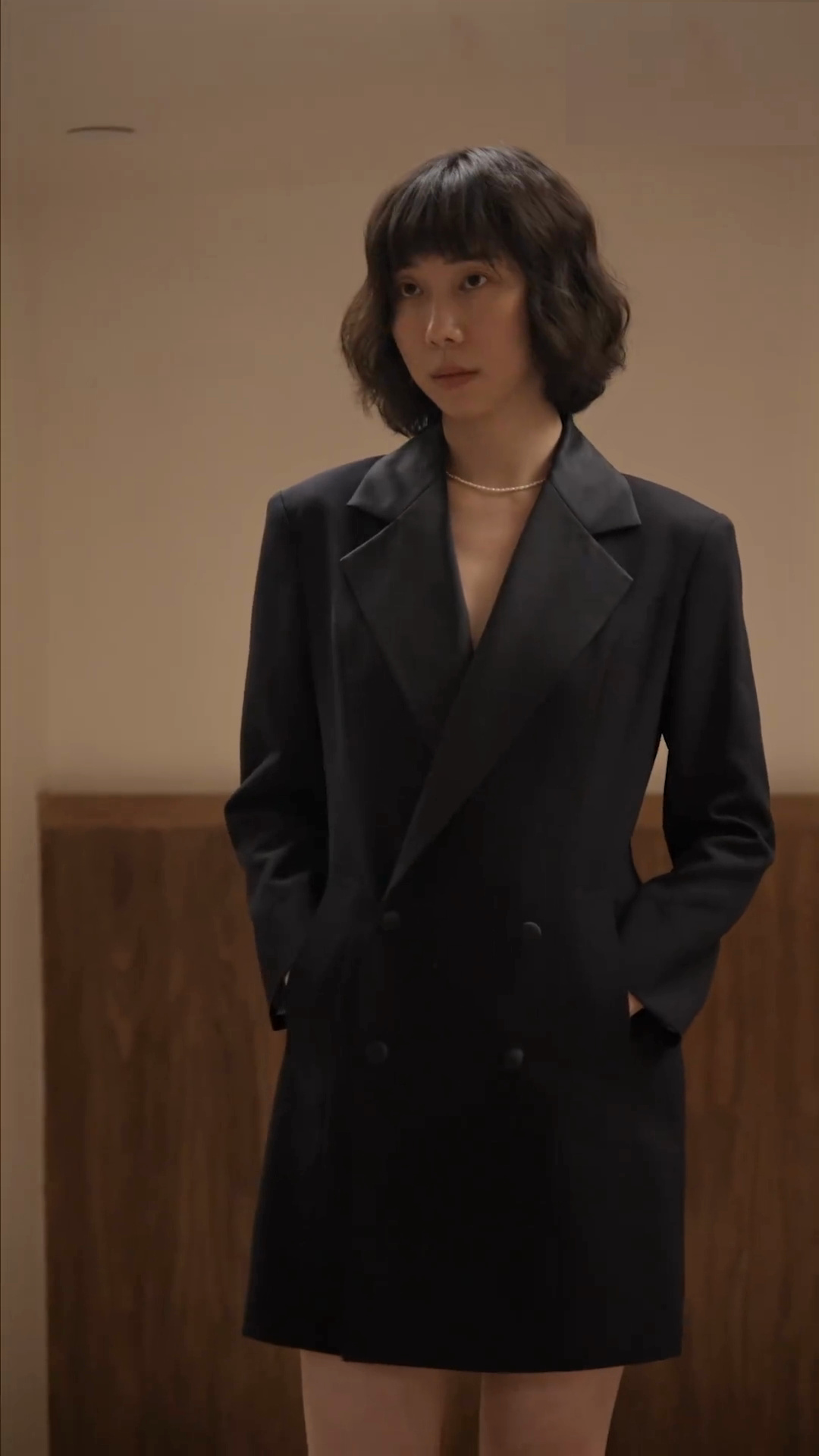Smoking Suit Dress — In Motion