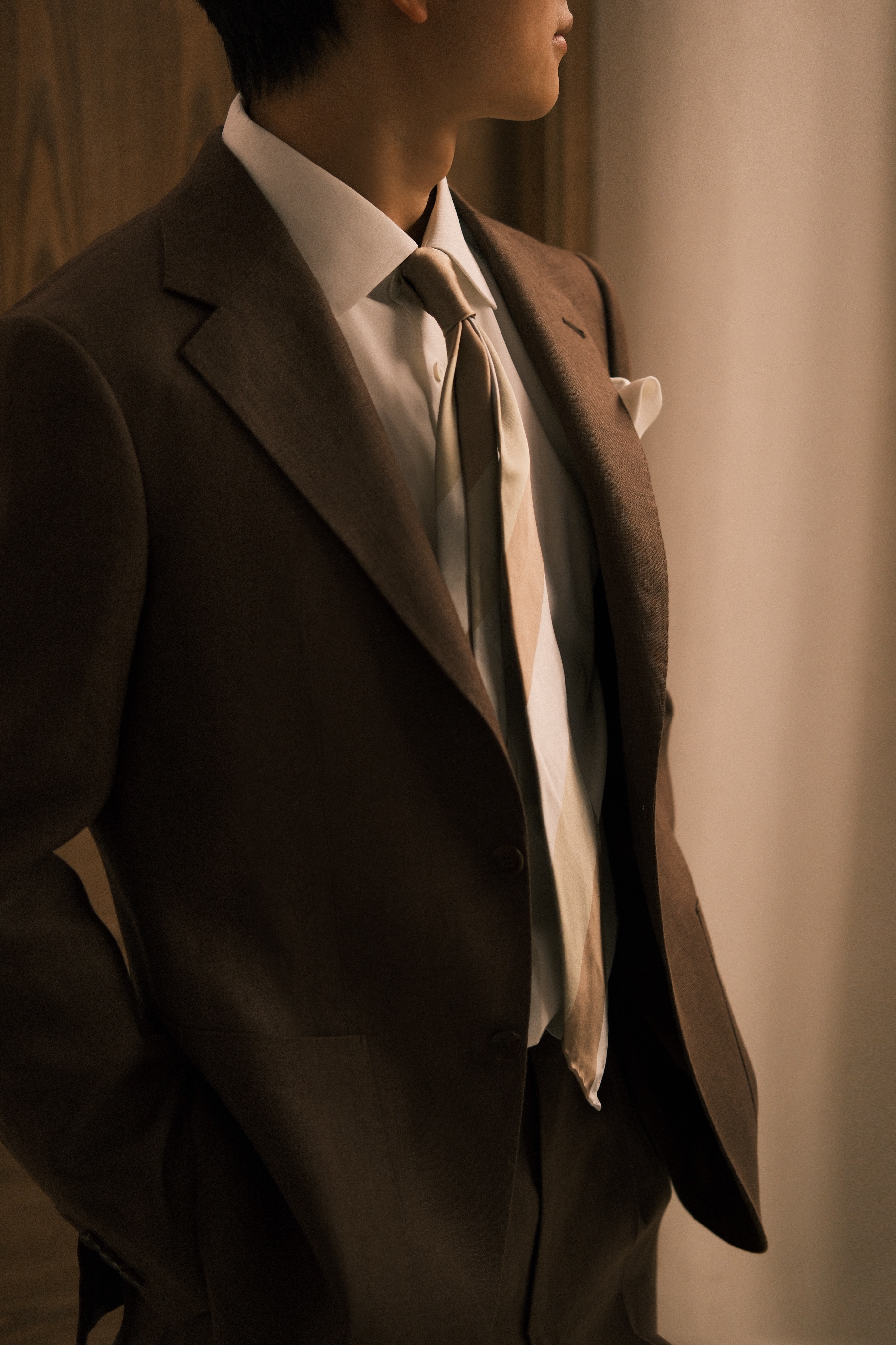 Suit Looks — Brown, Front