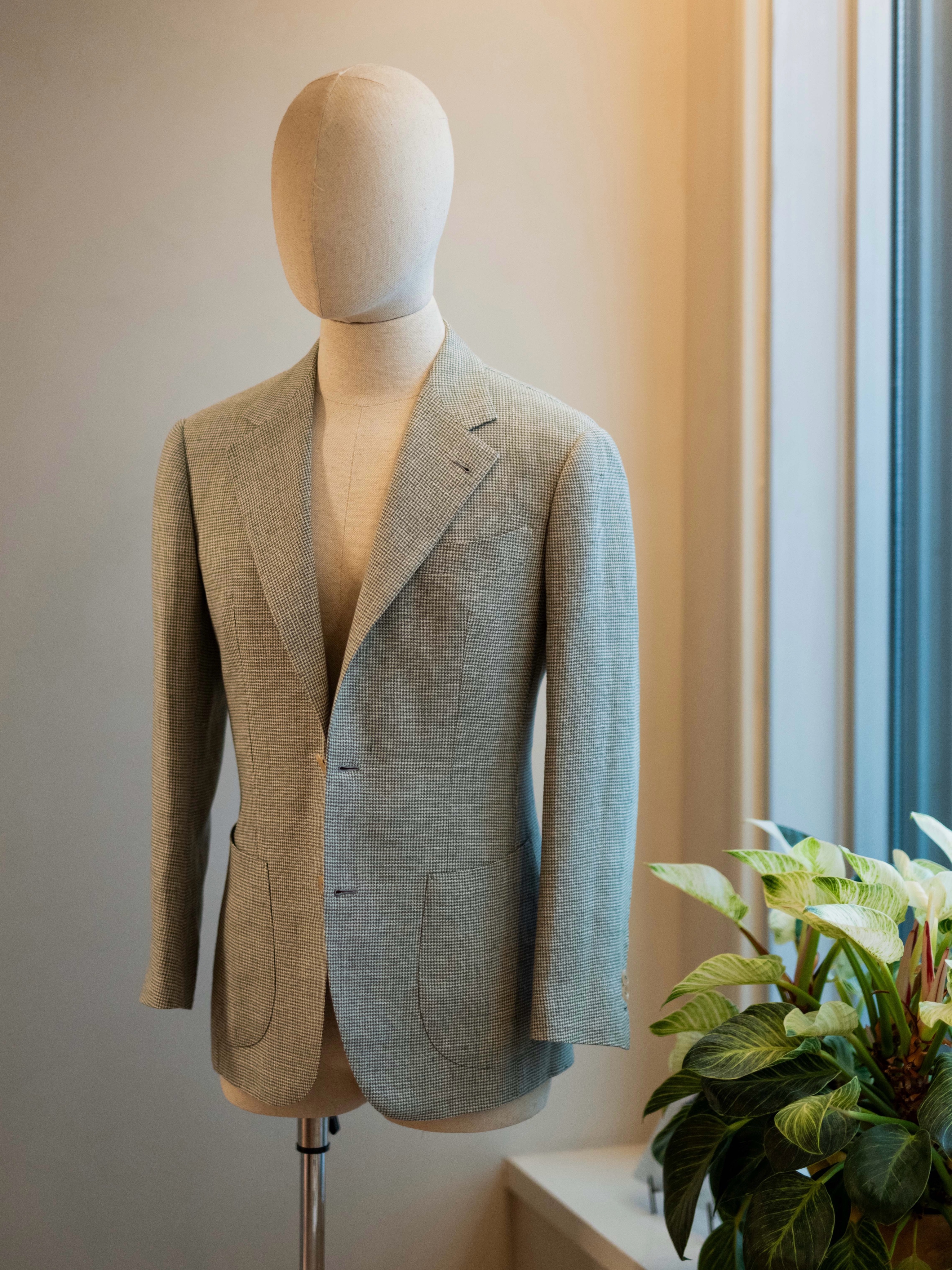 Suit Looks — Oatmeal, On The Stand