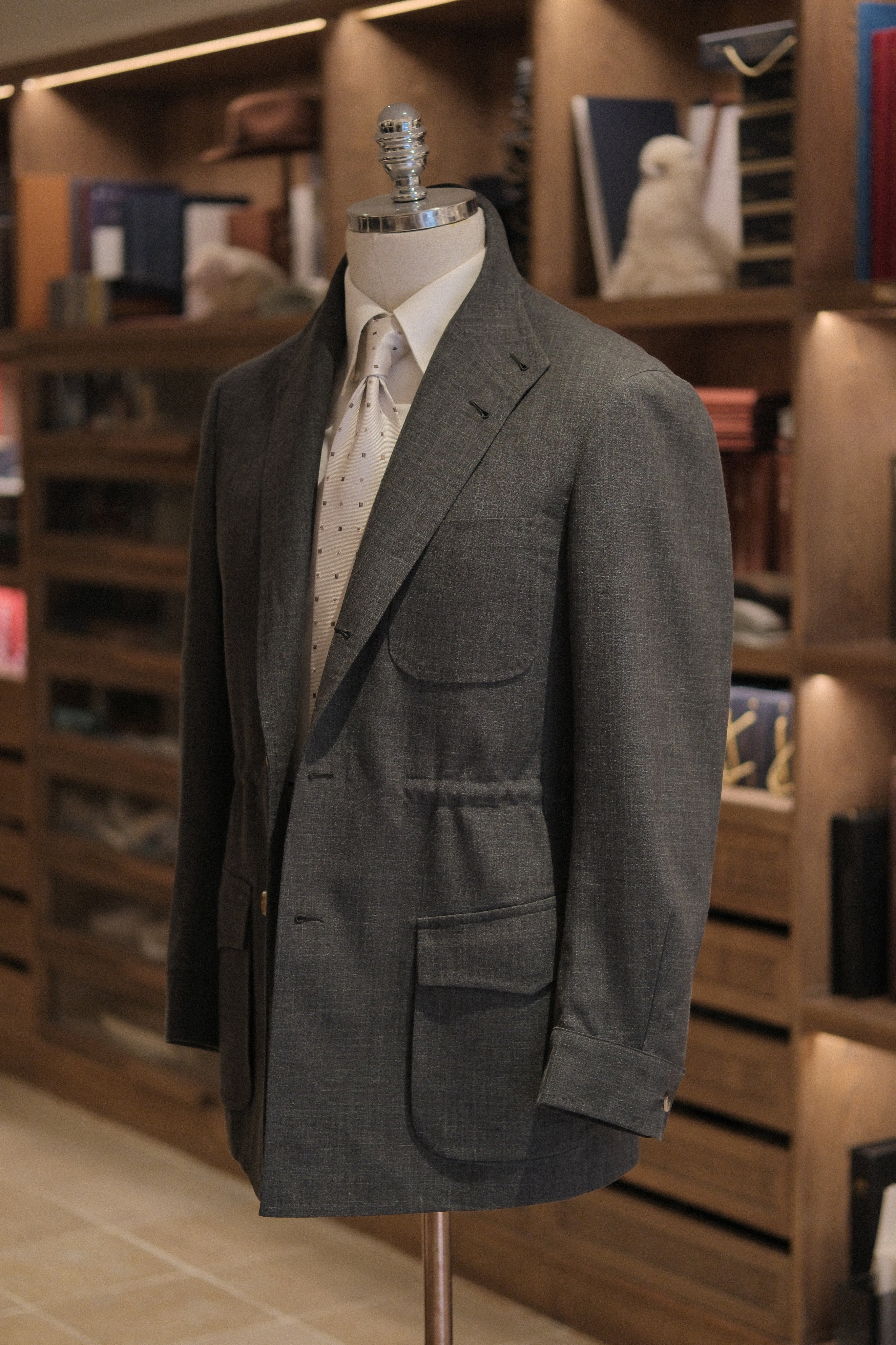 Teba Jacket — In Grey Flannel