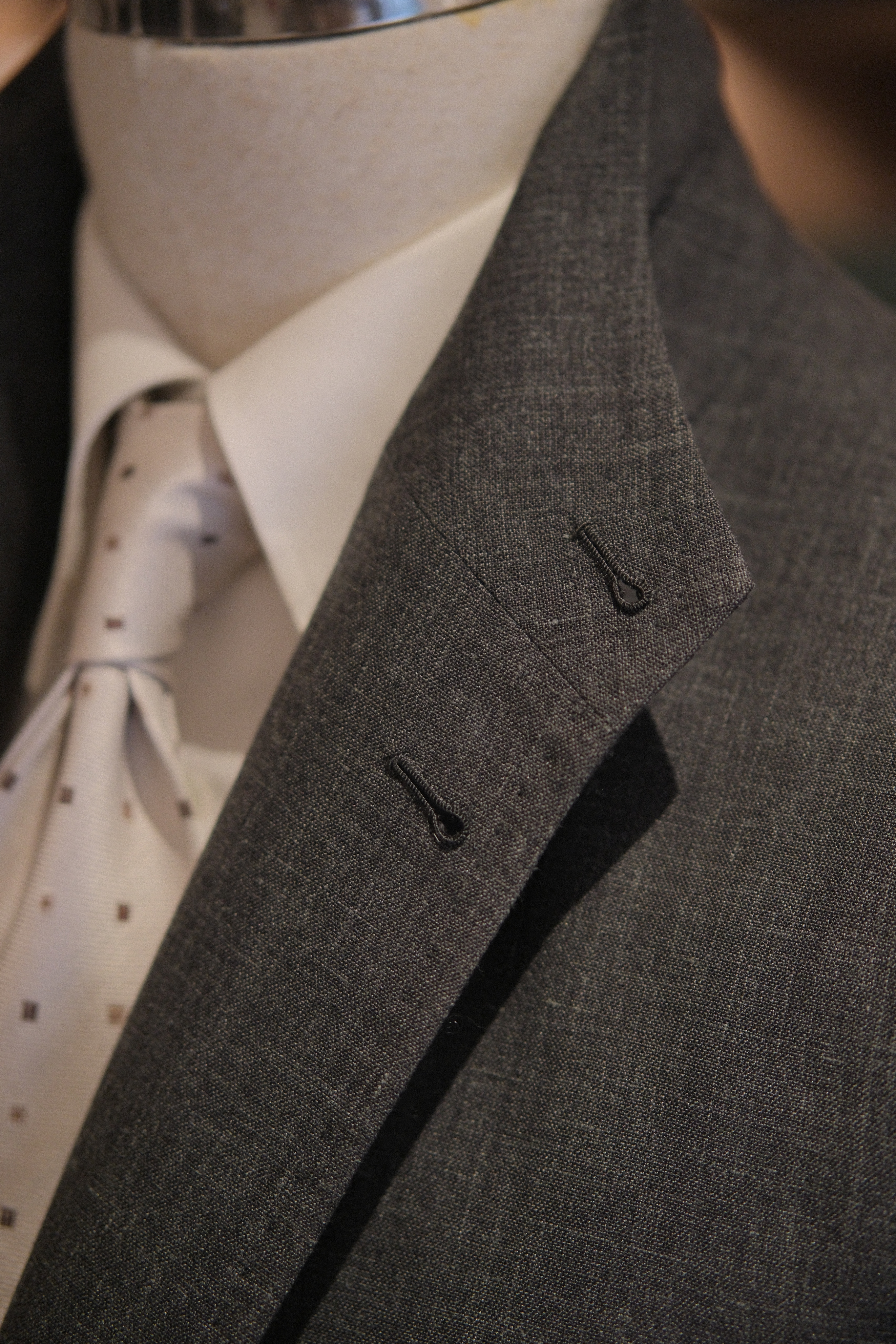 Teba Jacket — Grey Flannel Collar